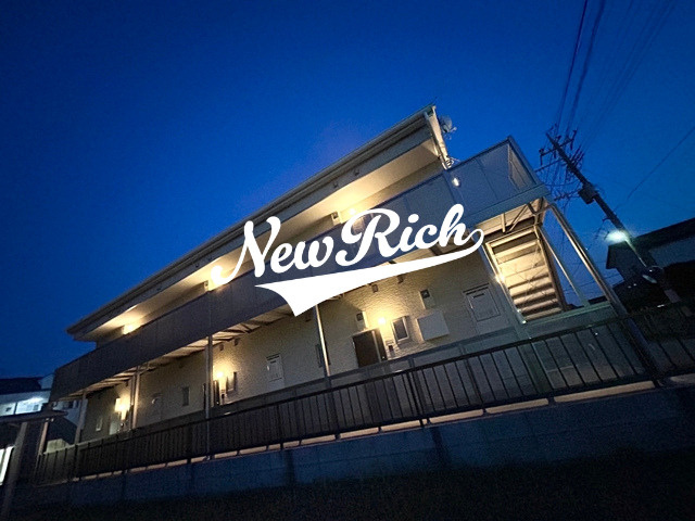 前橋市西片貝町２丁目のアパートの外観