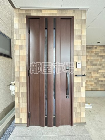 江東区石島貸家のエントランス