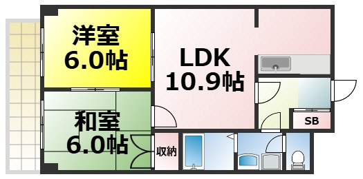 【間取り】 | リッチライフダイコク 仲介手数料無料