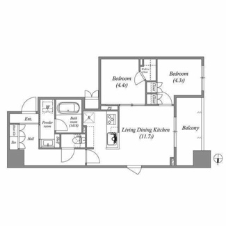 【間取り】 | ASMACI  MAISON両国Ⅱ（アスマチメゾン両国Ⅱ）