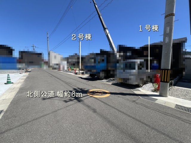 【前面道路含む現地写真】 | 高知市鴨部/2区画