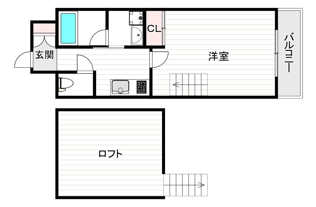 W.O.B.西九条の間取り