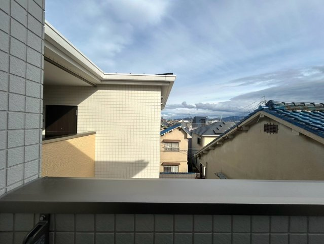 羽曳野市南恵我之荘７丁目のアパートの展望