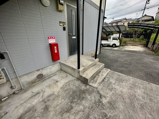 セピアコート Ｂ棟のエントランス