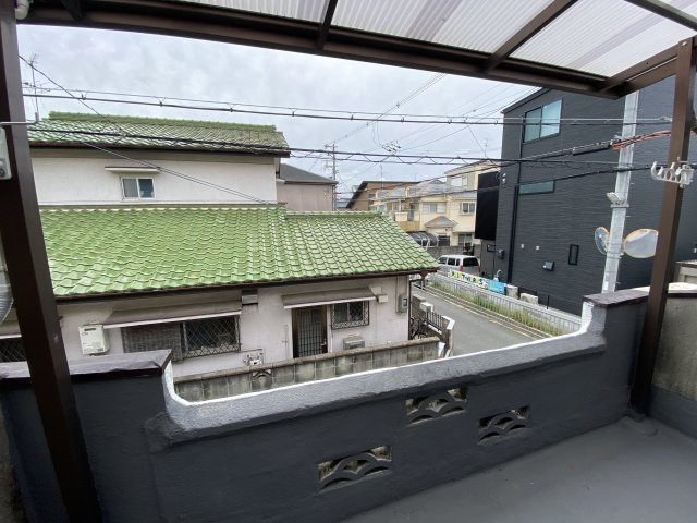 松原市東新町２丁目のテラスの展望
