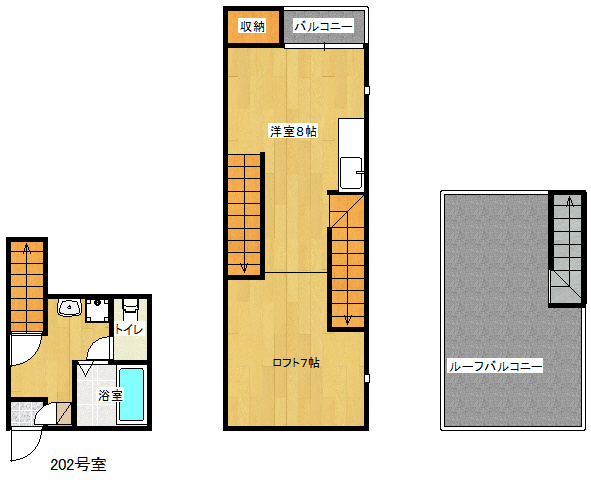 【間取り】 | MAISONETIC GENKAI Ⅱ