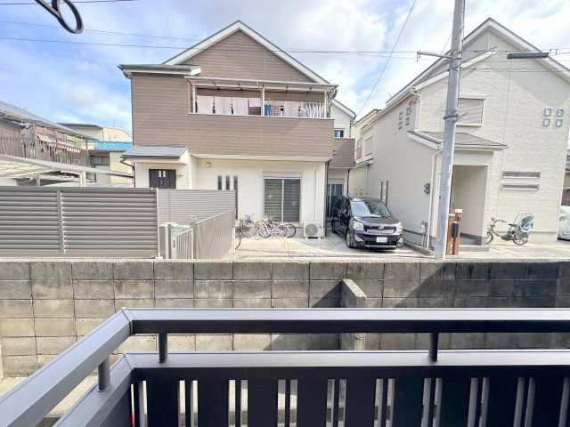 柏原市古町１丁目のアパートの展望