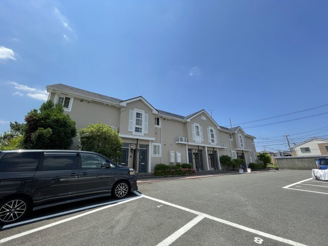 羽曳野市西浦３丁目のアパートの外観パース
