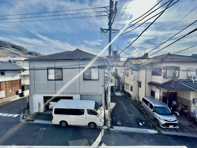 柏原市大県４丁目のアパートの展望