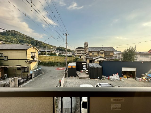 柏原市太平寺２丁目のアパートの展望