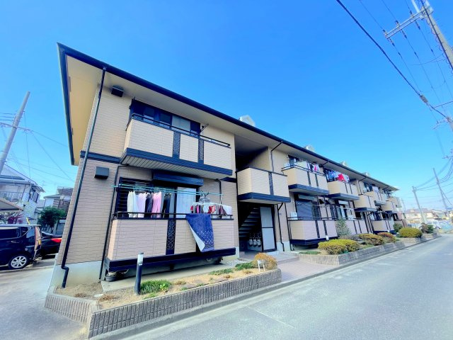 羽曳野市南古市１丁目のアパートの外観パース