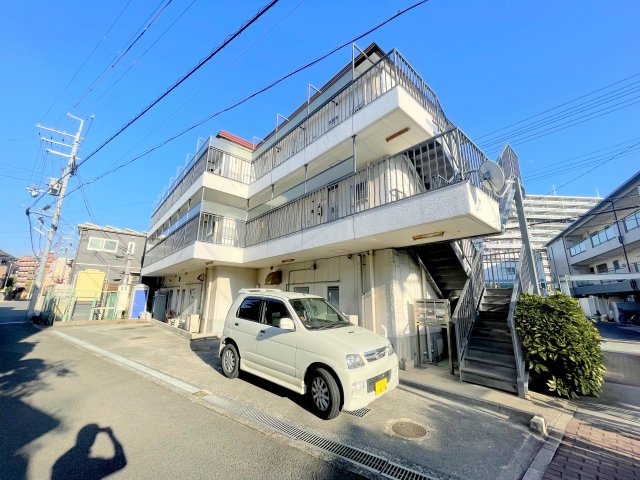 芝池マンションの外観パース