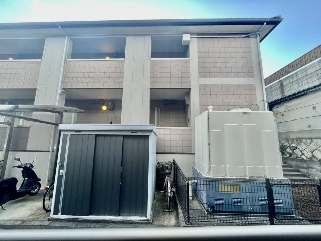 柏原市片山町のアパートの展望