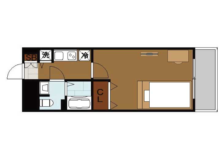BraTTo名古屋上前津リバースタイル 1Kタイプ