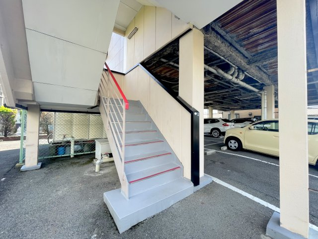 藤井寺市国府３丁目の賃貸マンションのエントランス