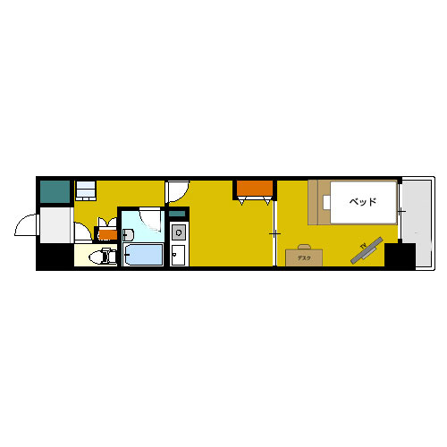 BraTTo四条河原町(1DKタイプ)