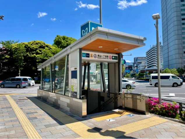 港区南青山３丁目の店舗事務所の周辺