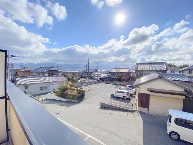 富田林市木戸山町のアパートの展望