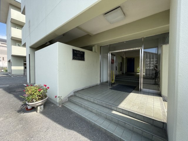 松原市上田１丁目の賃貸マンションのエントランス