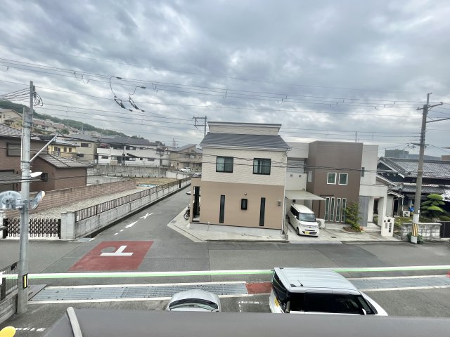 柏原市太平寺２丁目のアパートの展望