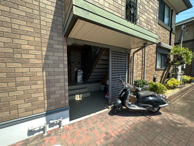松原市田井城３丁目のアパートの外観パース