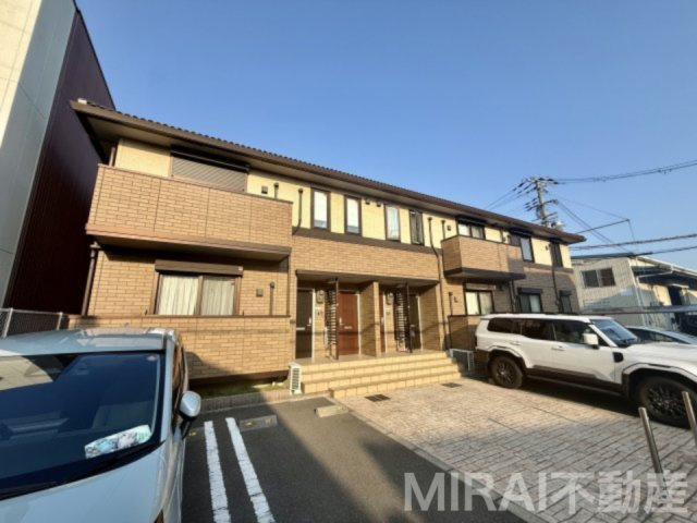 松原市大堀３丁目のアパートの外観