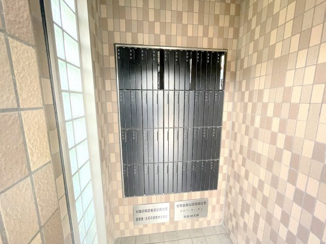 羽曳野市島泉７丁目の賃貸マンションのエントランス