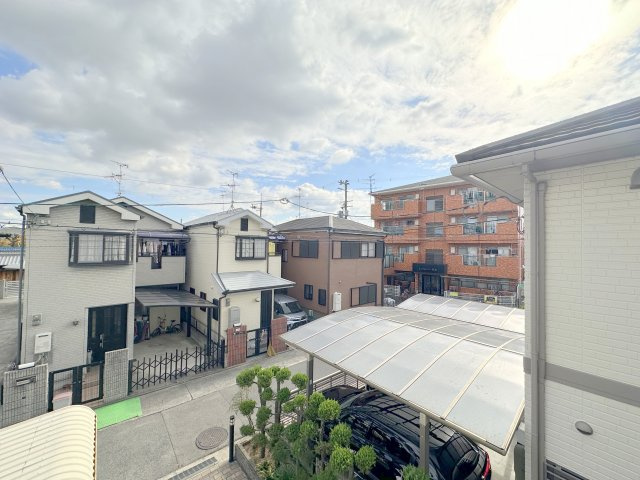 松原市天美我堂３丁目のアパートの展望