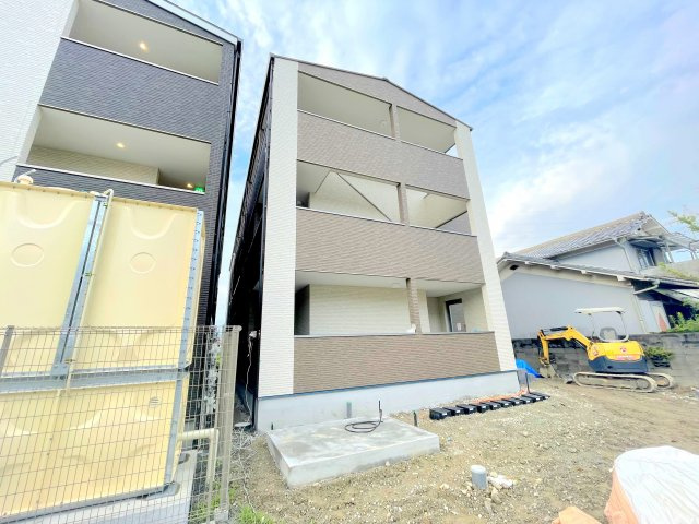 羽曳野市向野１丁目のアパートの外観パース