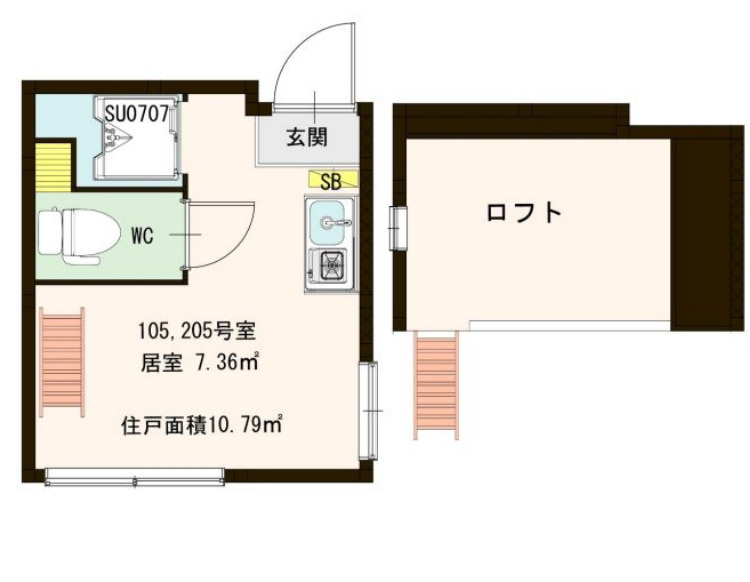 メゾン・プーラ豊島の間取り