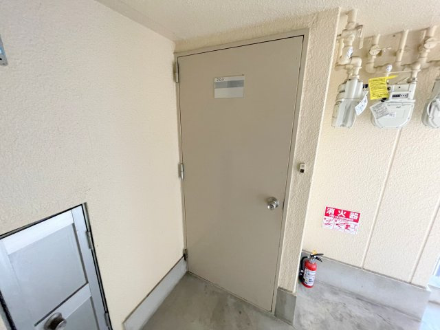 羽曳野市東阪田の賃貸マンションのロビー
