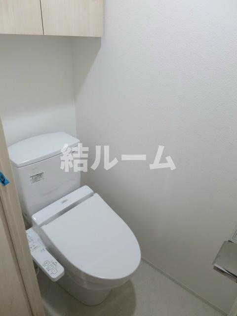 北区堀船１丁目の賃貸マンションのトイレ