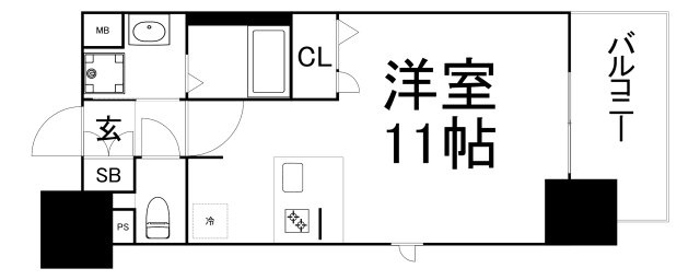 【間取り】 | プレサンス大阪城公園ネクサス