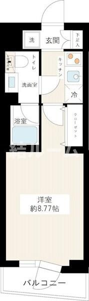 板橋区成増１丁目の賃貸マンションの間取り