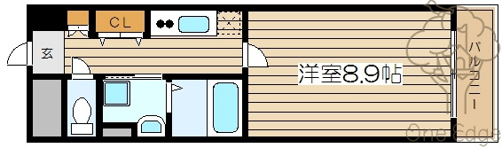 ミモサ中津の間取り