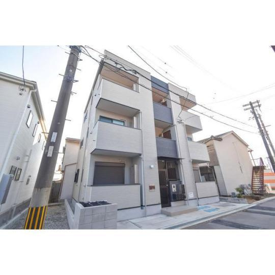 豊中市千成町２丁目のアパートの外観