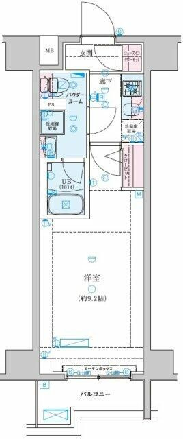 ＧＥＮＯＶＩＡ新子安の間取り