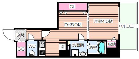 【間取り】 | アドバンス新大阪Ⅵビオラ