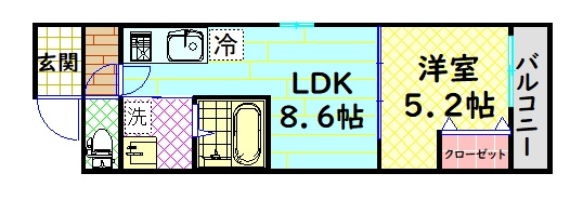 【間取り】 | フジパレス北野田Ⅵ番館