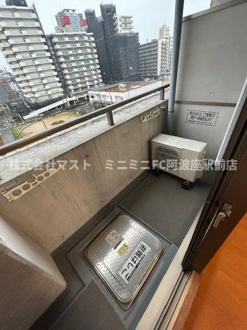 クレア新町のバルコニー