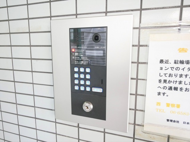 カセッティ新町のセキュリティ