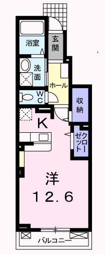 ヴィオラ　Ｙ．Ｋの間取り|間取図