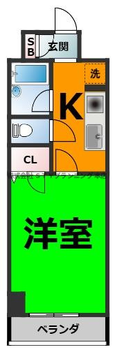 仲介手数料０円！アーバンビル早川の間取り