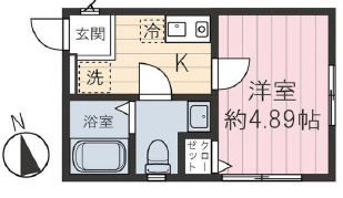 チャルテ西早稲田Ⅱの間取り
