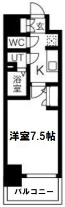 【間取り】 | ファステート難波WESTディオン