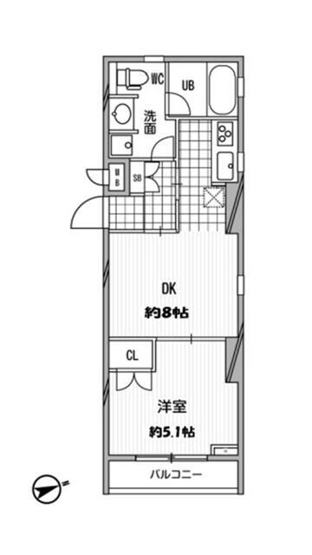 【間取り】 | パシフィックコート中延