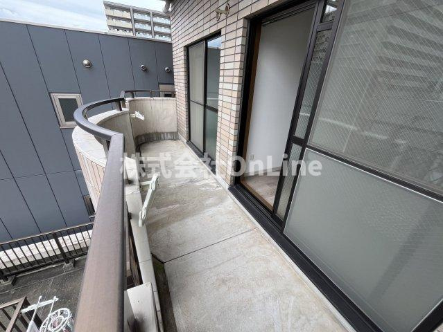 北本町プラザⅠのバルコニー