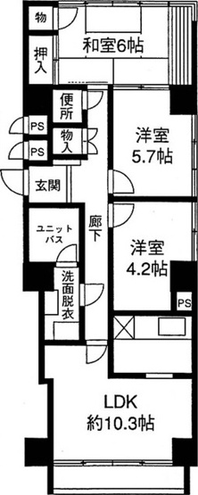 【間取り】 | グランドール武戸野