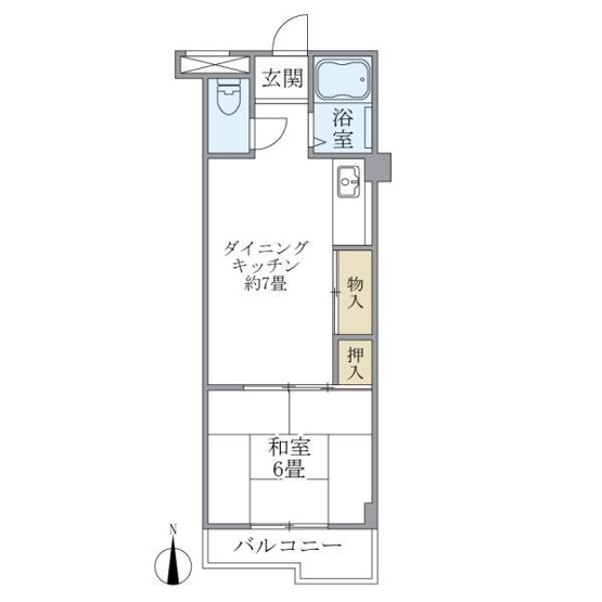 【間取り】 | 大井鹿島谷ハイツ
