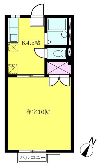 【間取り】 | ビバリーハウス千歳台B棟